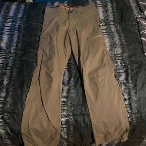 Snow tan colored snow pants